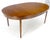 Very Fine Oval Walnut Banded 68” Long Dining Table w/ 2 Leaves MINT For Sale - Image 17 of 18