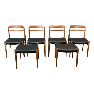 Vintage Dining Chairs and Stools by Alf Aarseth for Gustav Bahus, 1960s, Set of 6 For Sale