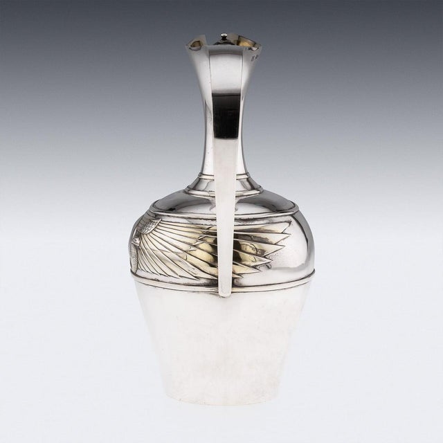 Antique Victorian Silver Wine Jug from Edward Barnard & Sons, 1870 For Sale - Image 16 of 18