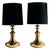 Table Lamps in Brass, Set of 2 For Sale