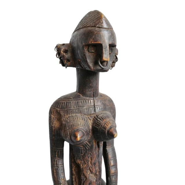 Mid 20th Century Bambara Female Figure For Sale - Image 4 of 13