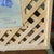 Vintage Raw Wood Lattice Framed Floral Oil Painting by L. Tunnell Ooak Cottage For Sale - Image 9 of 18