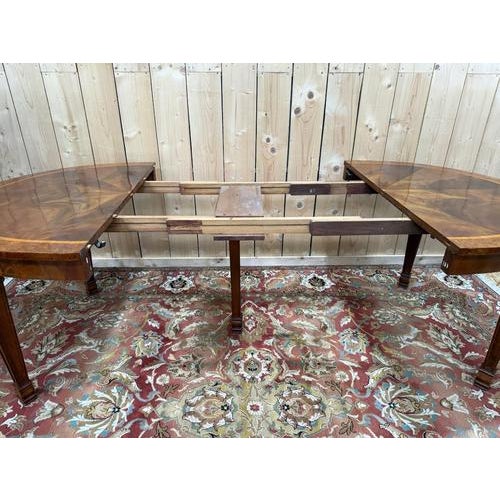 Louis XVI Style Oval Dining Table For Sale - Image 6 of 8