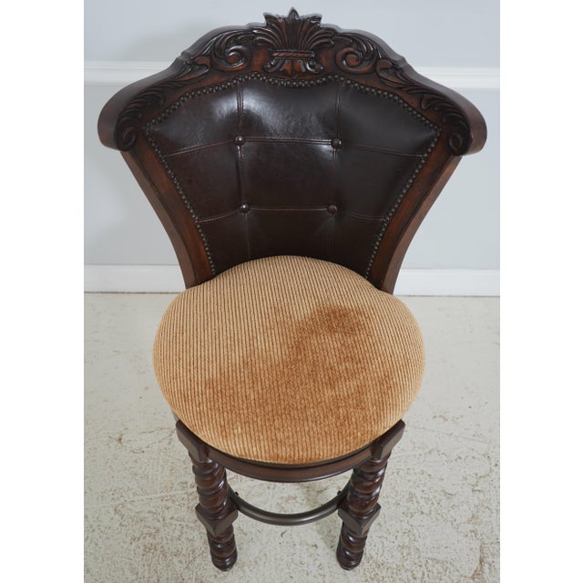 Age: Approx: 20 Years Old Details: Factory Distressed Mahogany Fine Carved Details High Quality Construction Nice Tooled...