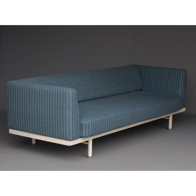Mid-Century Dutch Steel and Wool Sofa, 1960s For Sale - Image 17 of 18