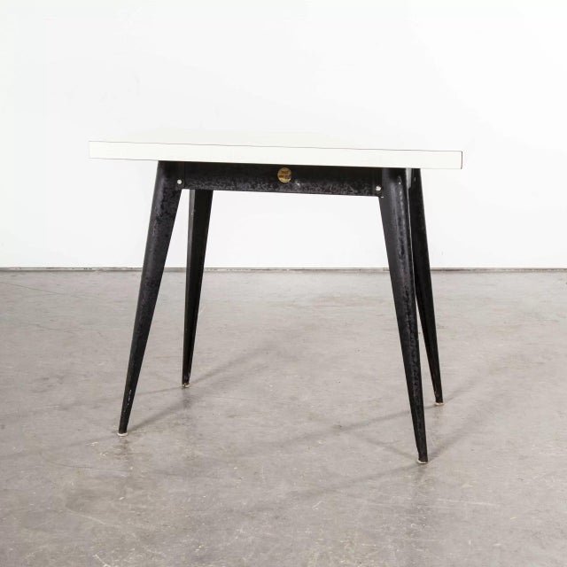 Vintage French T55 Dining Table from Tolix, 1950s For Sale - Image 9 of 10