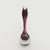 Red Zebra Glass Vase by Vicke Lindstrand for Kosta, Sweden, 1950s For Sale - Image 8 of 14