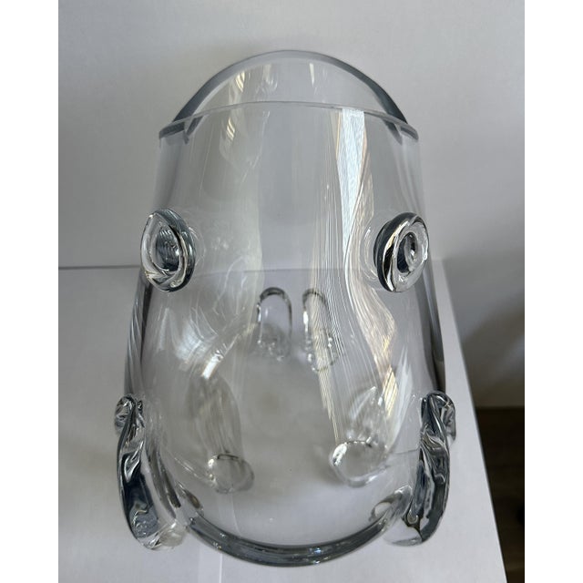 Mid 20th Century Mid 20th Century Blenko Style Frog Prince Glass Vase For Sale - Image 5 of 8