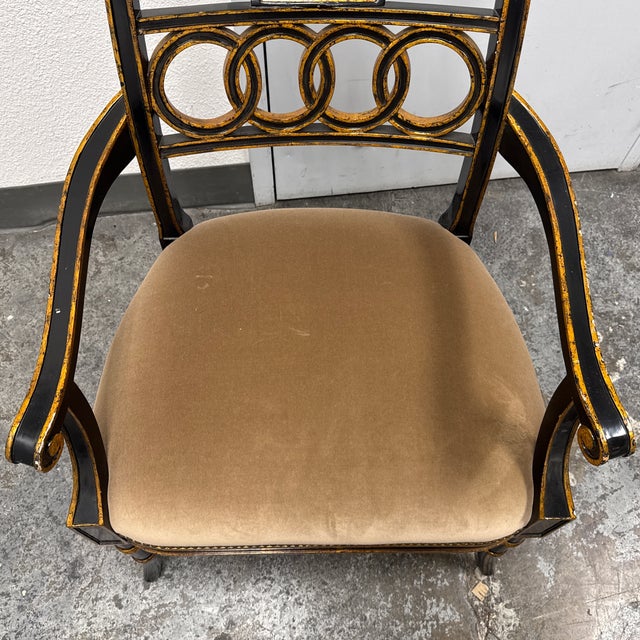 2020s Maitland-Smith Regency Arm Chair For Sale - Image 5 of 12