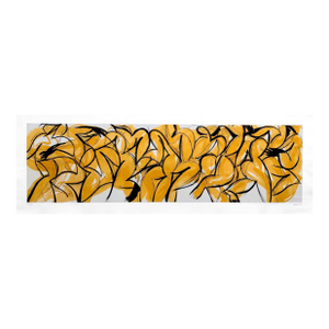 Contemporary Abstract Aquatinte on BFK Rives Paper Painting "20j1g-2020" by Alain Clément