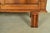 Brown Antique English Art Deco Carved Oak Bookcase or Display Cabinet, Circa 1920s For Sale - Image 8 of 12