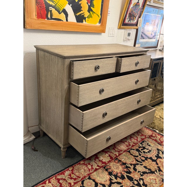 French Restoration Hardware Maison Collection Dresser, Light Oak For Sale - Image 3 of 12