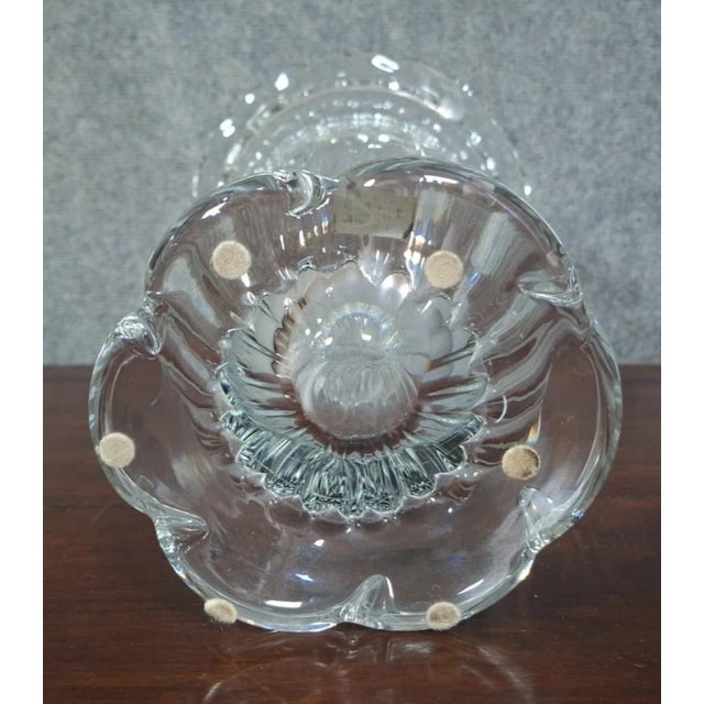 Large Crystal Vase from Daum, France For Sale - Image 6 of 9