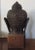 Metal Large 19th Century Bronze Buddha Head Mounted on Mahogany Pedestal For Sale - Image 7 of 10