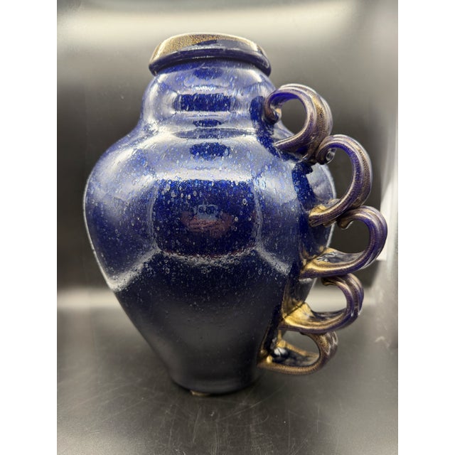Glass Amphora Vase with Lid in Pulegoso Glass by Napoleone Martinuzzi, 1920s For Sale - Image 7 of 10