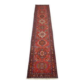 1970s Heriz Pattern Vintage Approx. 3.5 X 15 Runner Rug For Sale