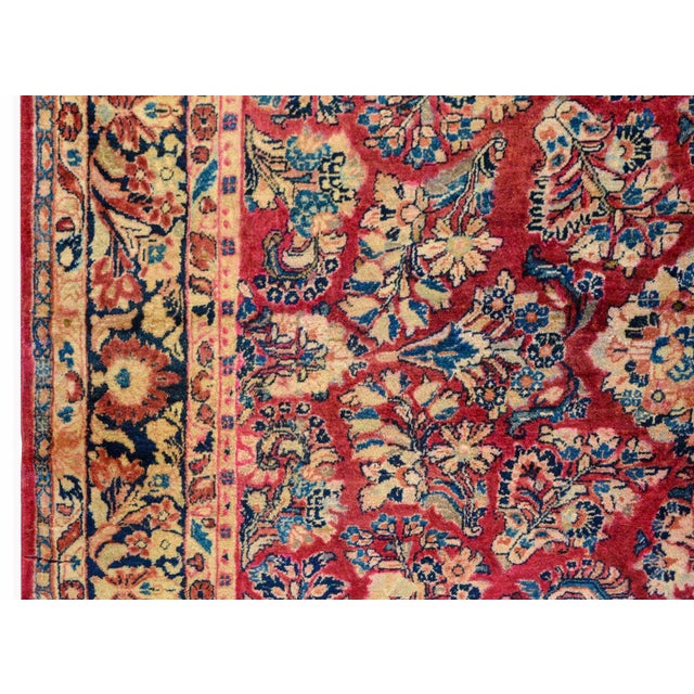 Early 20th Century Sarouk Rug For Sale In Chicago - Image 6 of 13