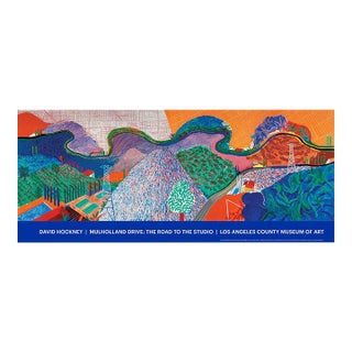 David Hockney Mulholland Drive Official Exhibition Poster For Sale