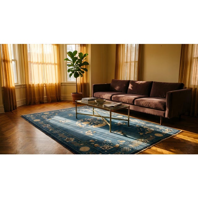 Early 20th Century Chinese Peking Carpet For Sale - Image 12 of 12