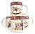 Christmas Mugs- Set of Four For Sale