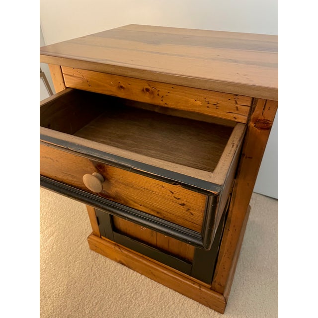 1990s 1990s Woodland Furniture Nightstand For Sale - Image 5 of 8