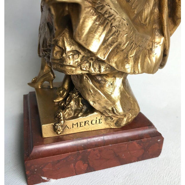 Antonin Mercié, Louis XV Dancer, Gilt Bronze, 19th Century For Sale - Image 4 of 7