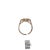 1.71 Ct Natural Yellow & Diamond Ring Size 6.25 For Sale - Image 4 of 5