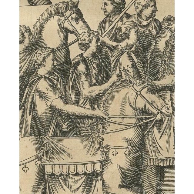 Montfaucon, Roman Equestrian Statue and Cavalry Reliefs, Montfaucon Engraving, 1722, Engraving For Sale - Image 4 of 8