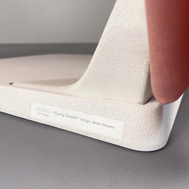 Teal Postmodern Armchair Flying-Carpet by Simon Desanta for Rosenthal, 1986. For Sale - Image 8 of 14