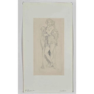 Achille Devéria, Figure of Woman, Drawing, Early 19th Century For Sale