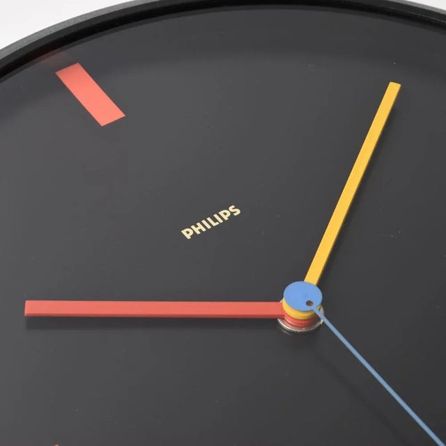 Vintage Wall Clock from Philips, 1980s For Sale - Image 10 of 12