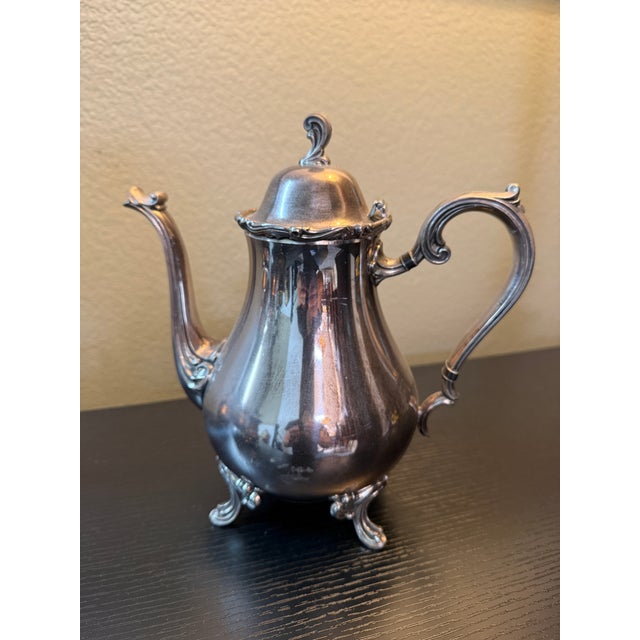 Early 20th Century Webster Wilcox Silver-Plate Tea Service - Set of Four For Sale - Image 4 of 12