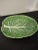 1980s Vintage Oval Ceramic Green Cabbage Serving Bowl From Olafaire Portugal For Sale - Image 5 of 5