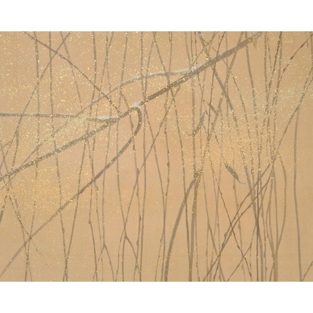 Japanese Taishō/Shōwa Painting Flock of Ducks in Winter Pond For Sale - Image 16 of 18