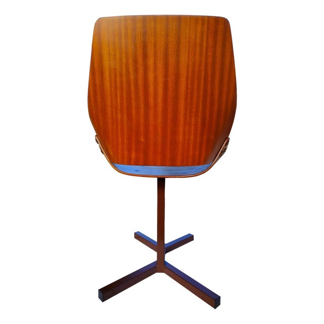 Wood Shell Chairs by Niko King for Stol Kamnik, 1960s, Set of 4 For Sale - Image 7 of 11
