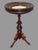 Wood Antique Victorian Style Carved Walnut Inset Marble Top Plant Display Stand For Sale - Image 7 of 10