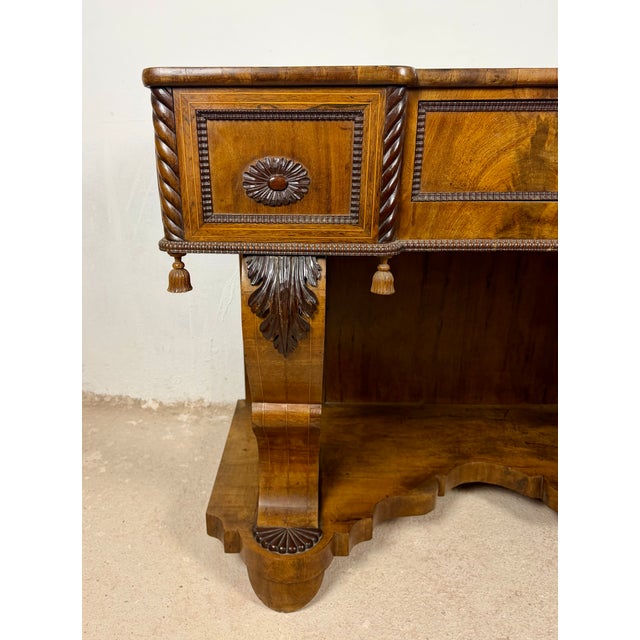Art Deco Console Table with One Drawer, 1940 For Sale - Image 10 of 16