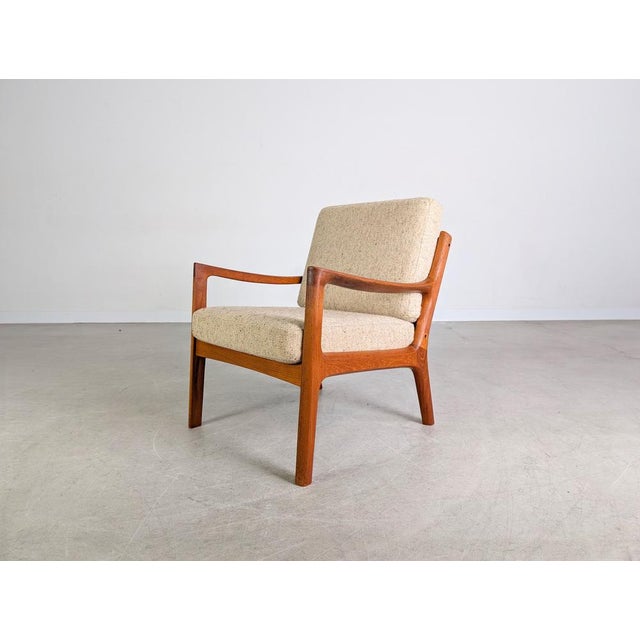 Mid-Century Senator Armchair by Ole Wanscher for France & Søn / France & Daverkosen For Sale - Image 5 of 12