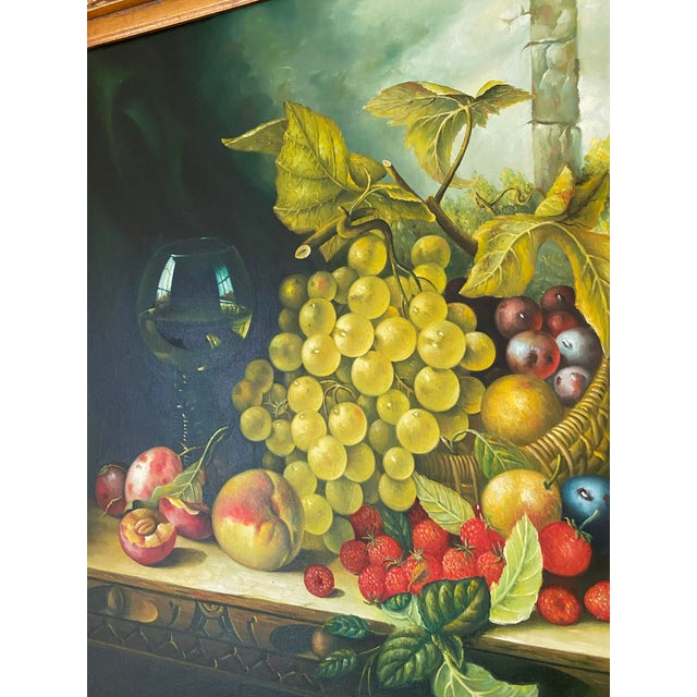 1980s 1980s Vintage Still Life Painting, Framed For Sale - Image 5 of 6