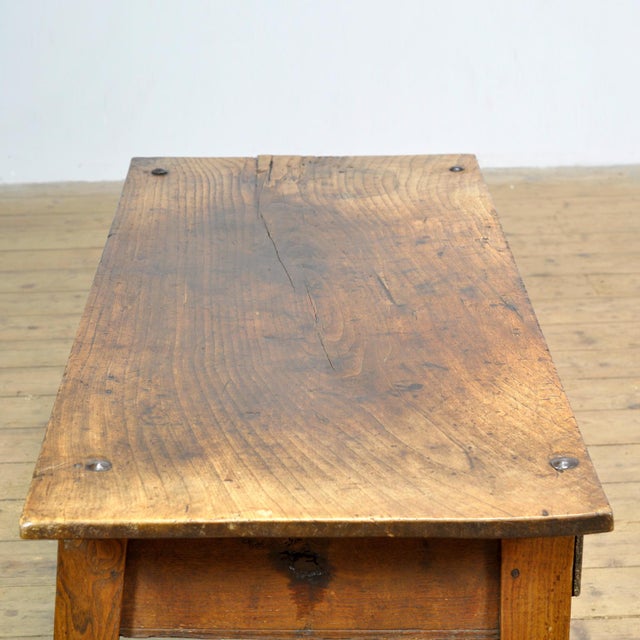 Brown Antique Oak Coffee Table, 1820 For Sale - Image 8 of 17