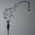 Antique Art Nouveau Floor Lamp in Iron, Italy For Sale - Image 4 of 7
