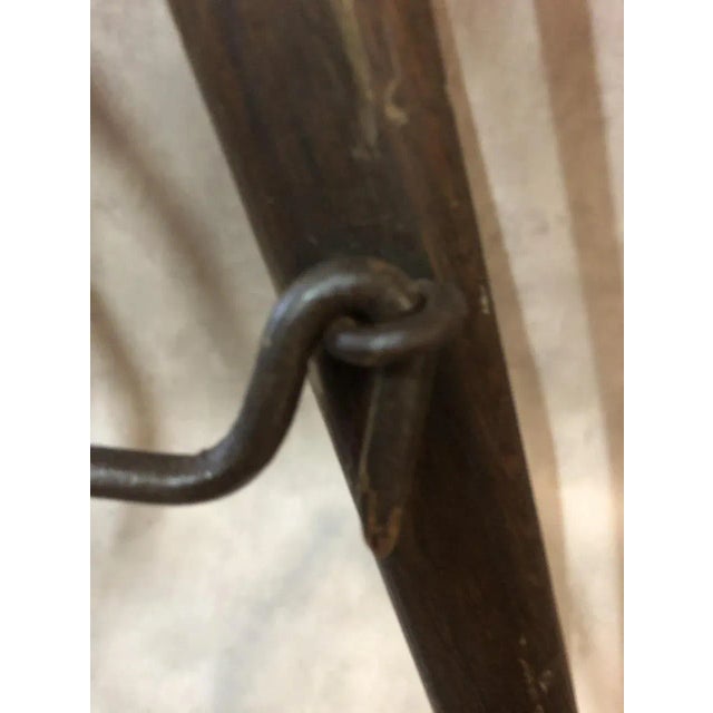 Antique Folding Library Ladder For Sale - Image 6 of 7