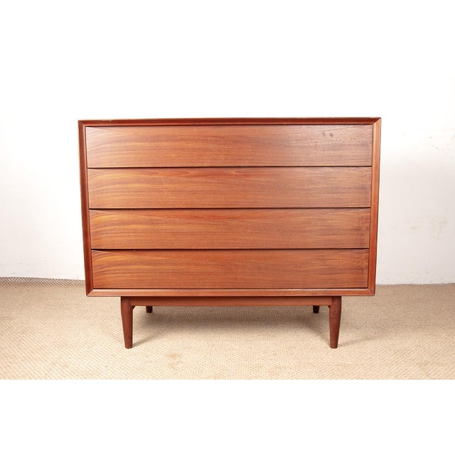Danish Teak Chest of Four Drawers by Arne Vodder for Sibast, 1960 For Sale - Image 16 of 16
