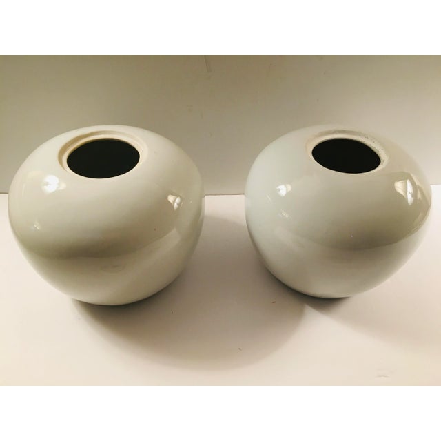1970s Blanc De Chine Covered Jars - a Pair For Sale - Image 4 of 8