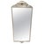 Iconic Swedish Grace wall mirror in pewter with star decor in brass. Manufactured by GAB/ Guldsmedsaktieboaget, Sweden...