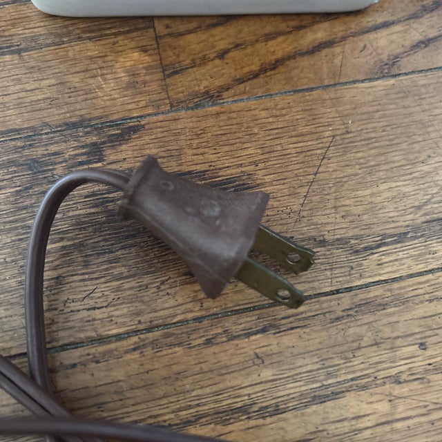 Post Modern Cream Color Ceramic Lamp For Sale - Image 6 of 10