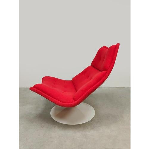 1960s Vintage F511 Swivel Ladies Chair by Geoffrey Harcourt for Artifort, 1960s For Sale - Image 5 of 7