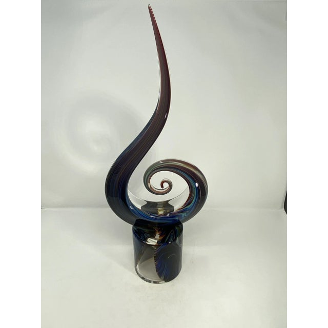 "Nodo" Curl Sculpture From Murano, Italy For Sale In Naples, FL - Image 6 of 6