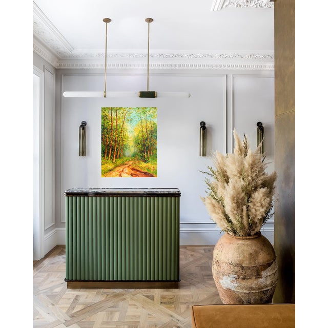 Forest Path.Modern Original Hand Painting. For Sale - Image 9 of 11