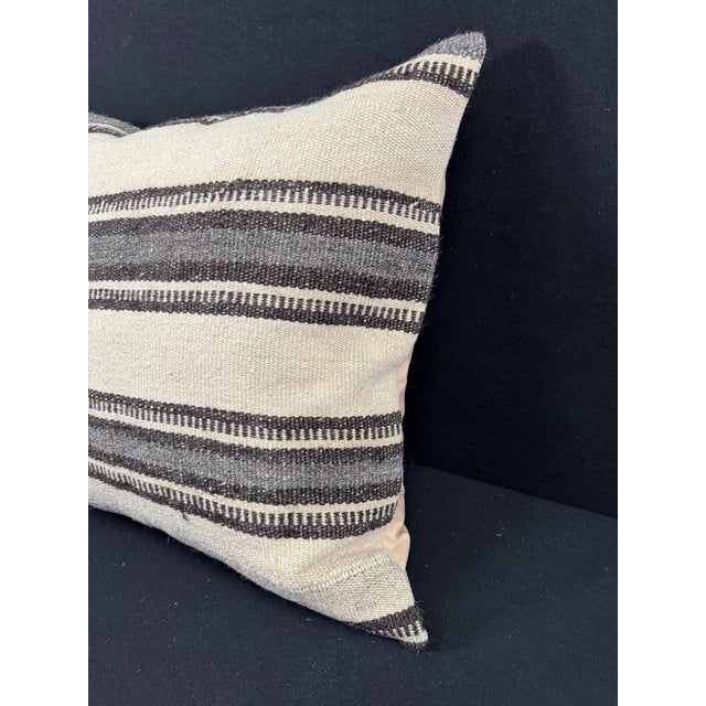 Turkish Hemp Pillow Cushion Natural Beige Brown Pillow Cushion Cover 24x24 #30413 Enhance your home decor with our Kilim...